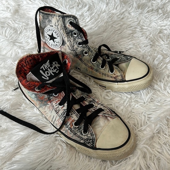 Converse - BATMAN JOKER High Tops Limited Edition - Picture 1 of 15